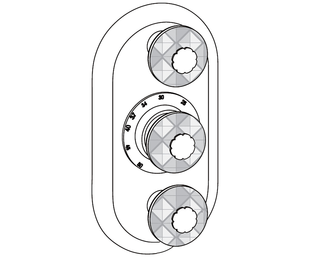 C46-2R22 Habillage ovale pour T22
