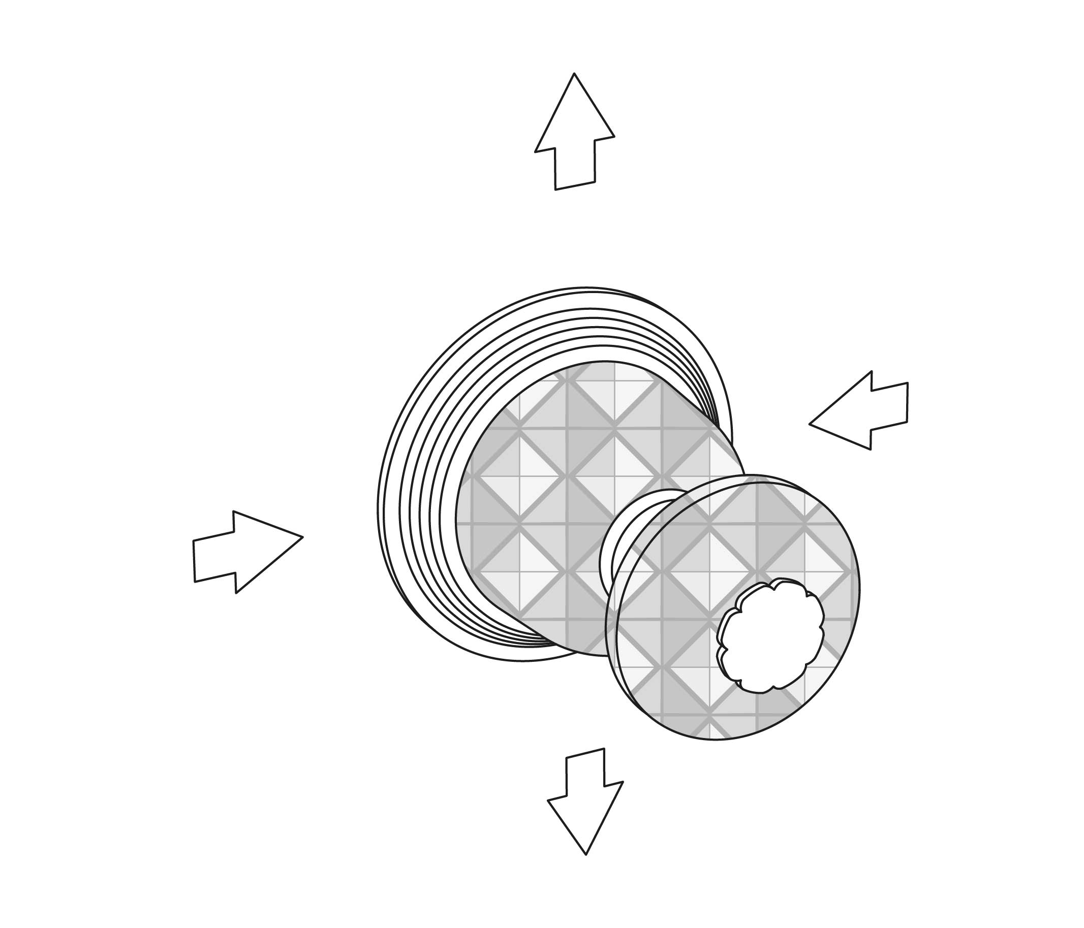 C47-244 Wall mounted 4-way diverter