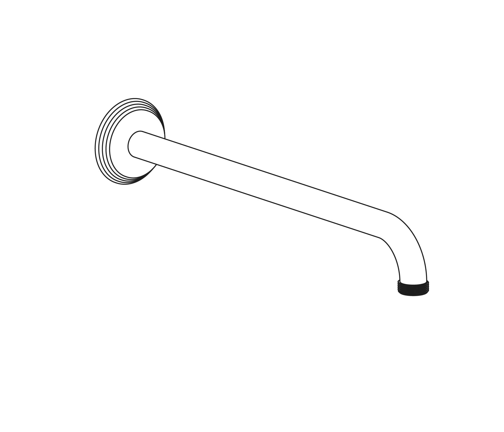 C47-2W301 Wall mounted shower arm 300mm