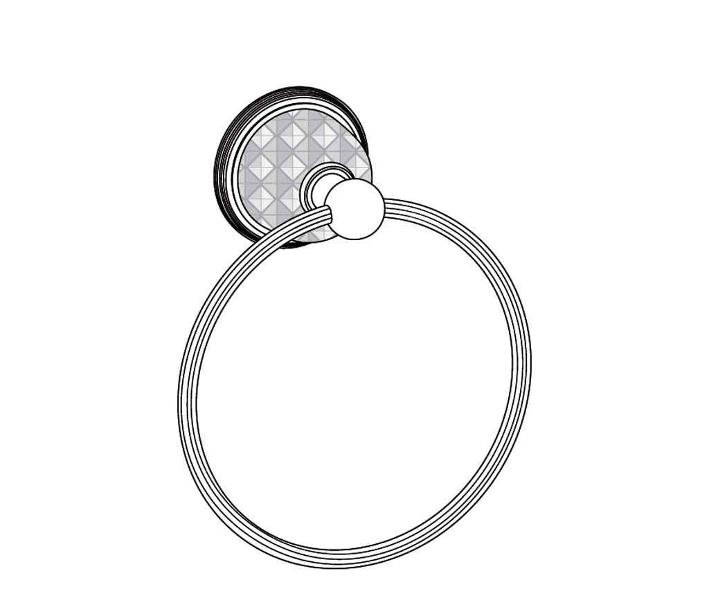 C47-510 Wall mounted towel ring