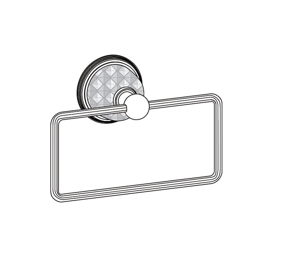 C47-511 Wall mounted towel holder