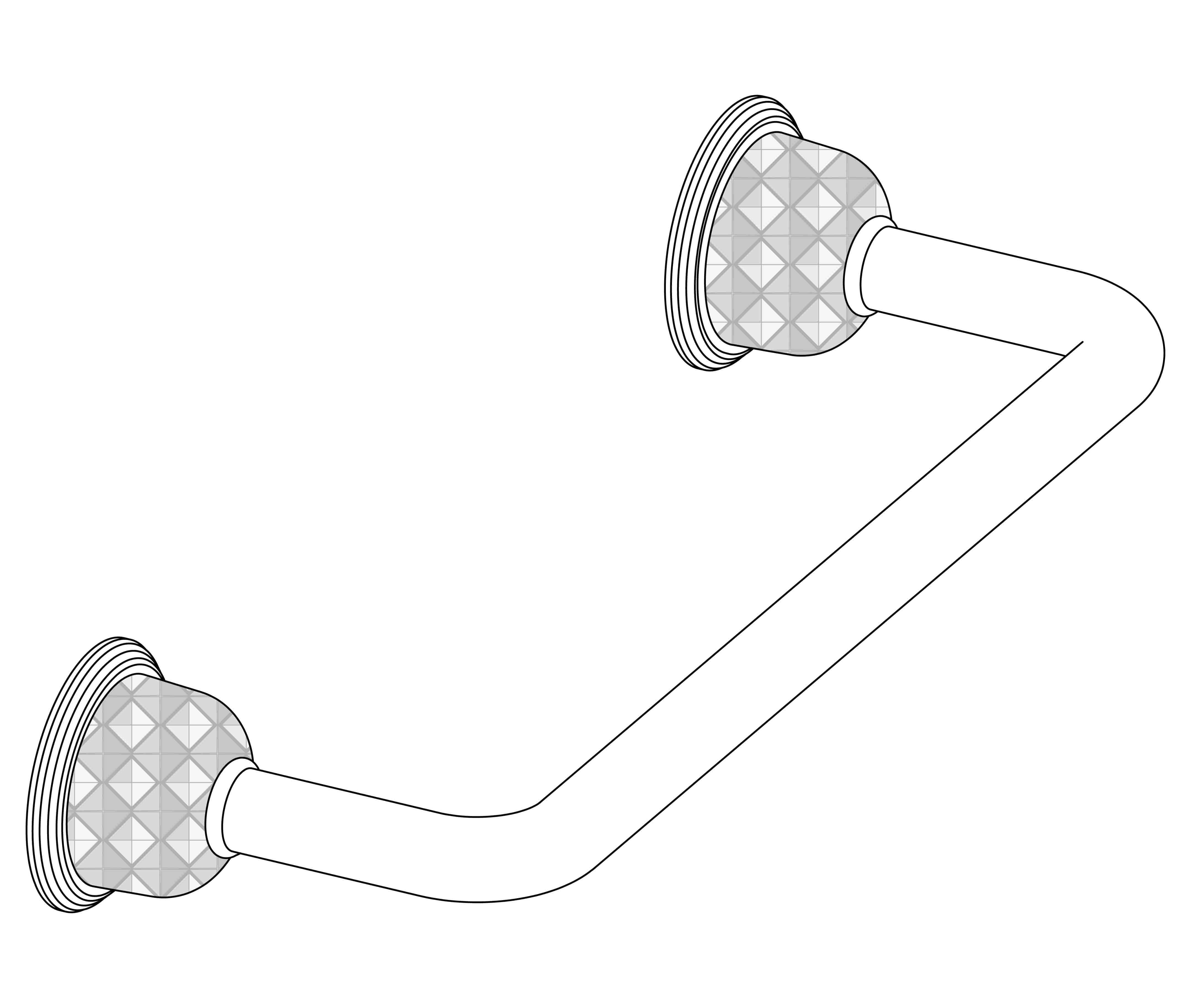 C47-513 Grab bar, L. 40cm