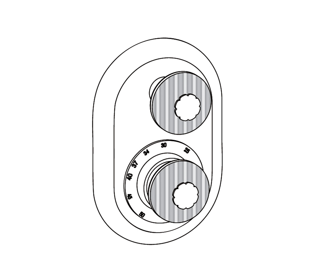 C50-2R21 Habillage ovale pour T21