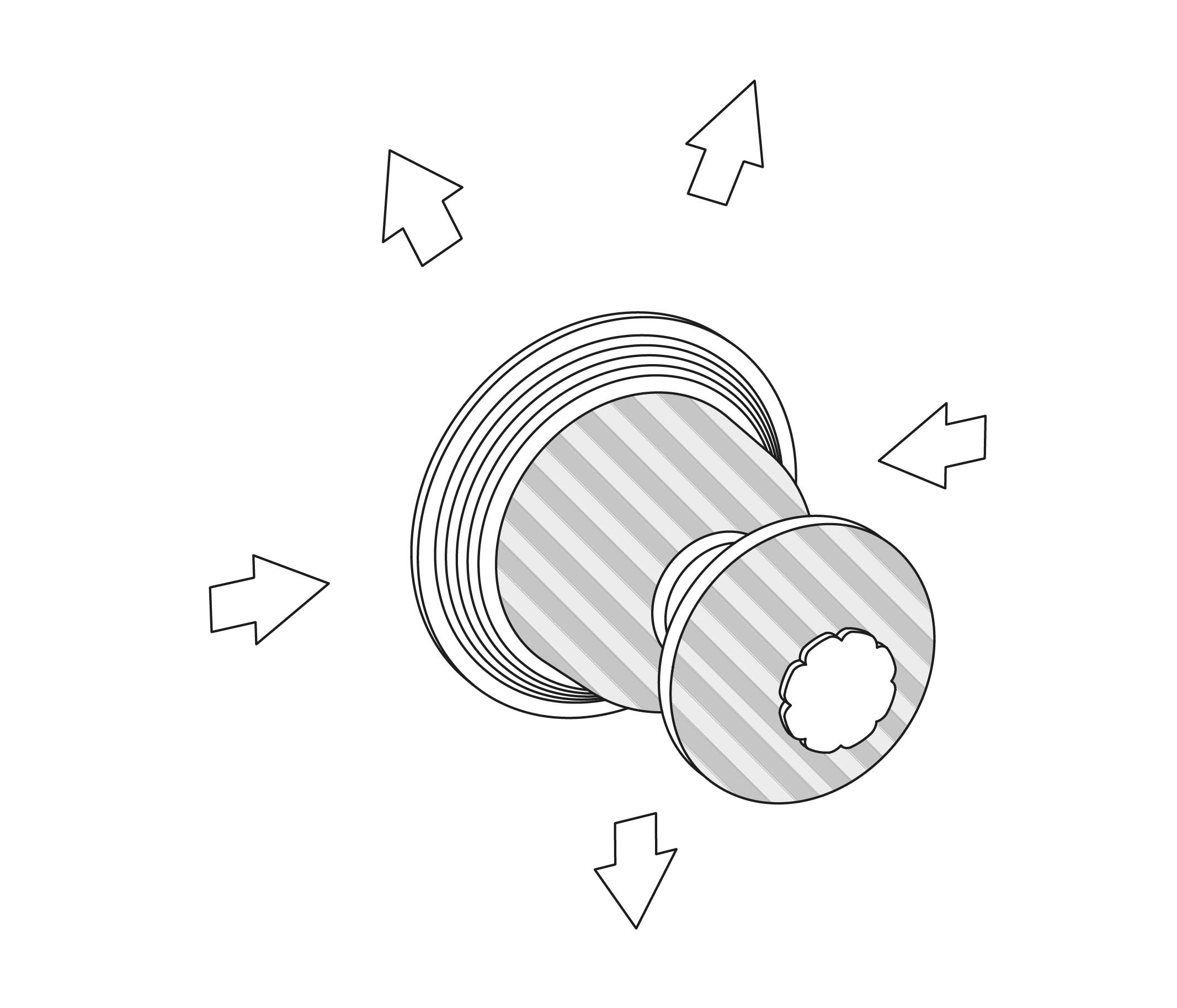 C50-345 Wall mounted 5-way diverter