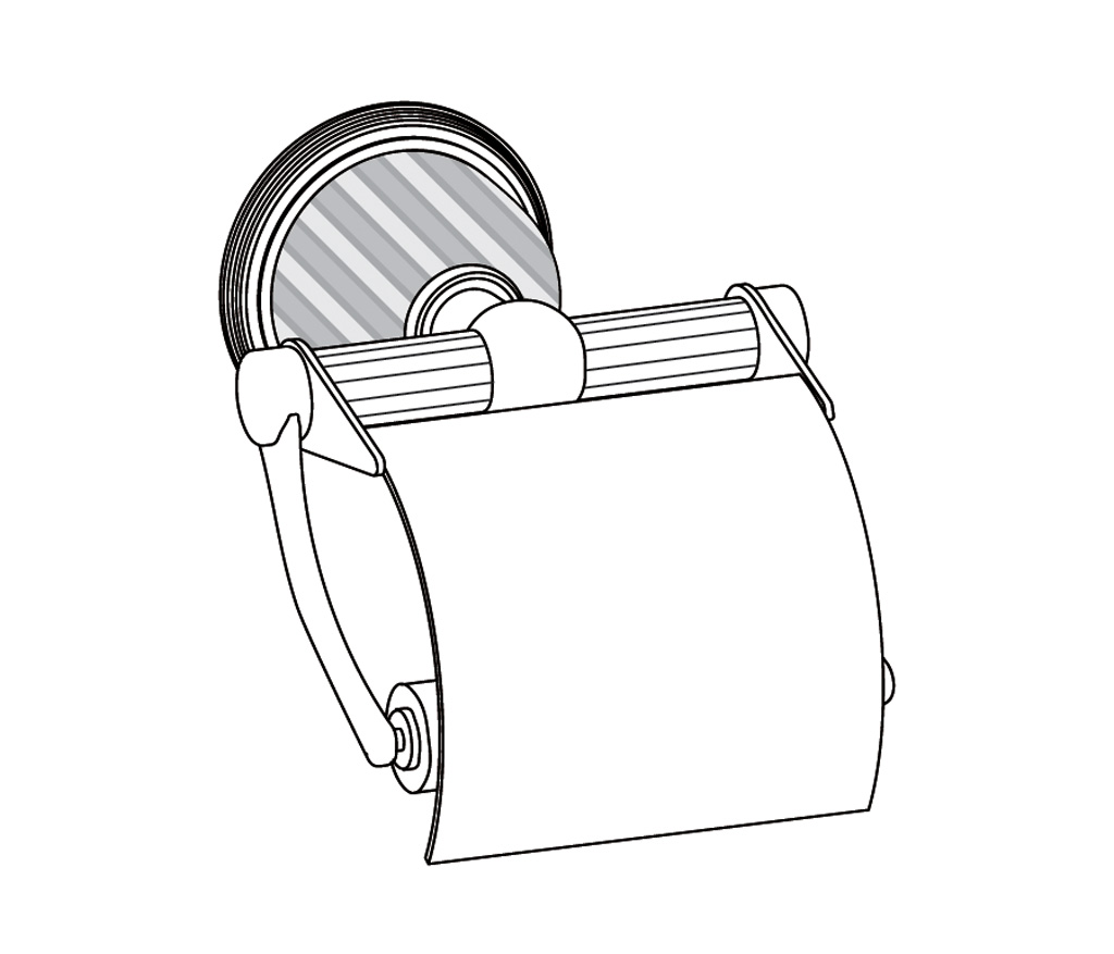 C50-503 Porte-rouleau avec couvercle