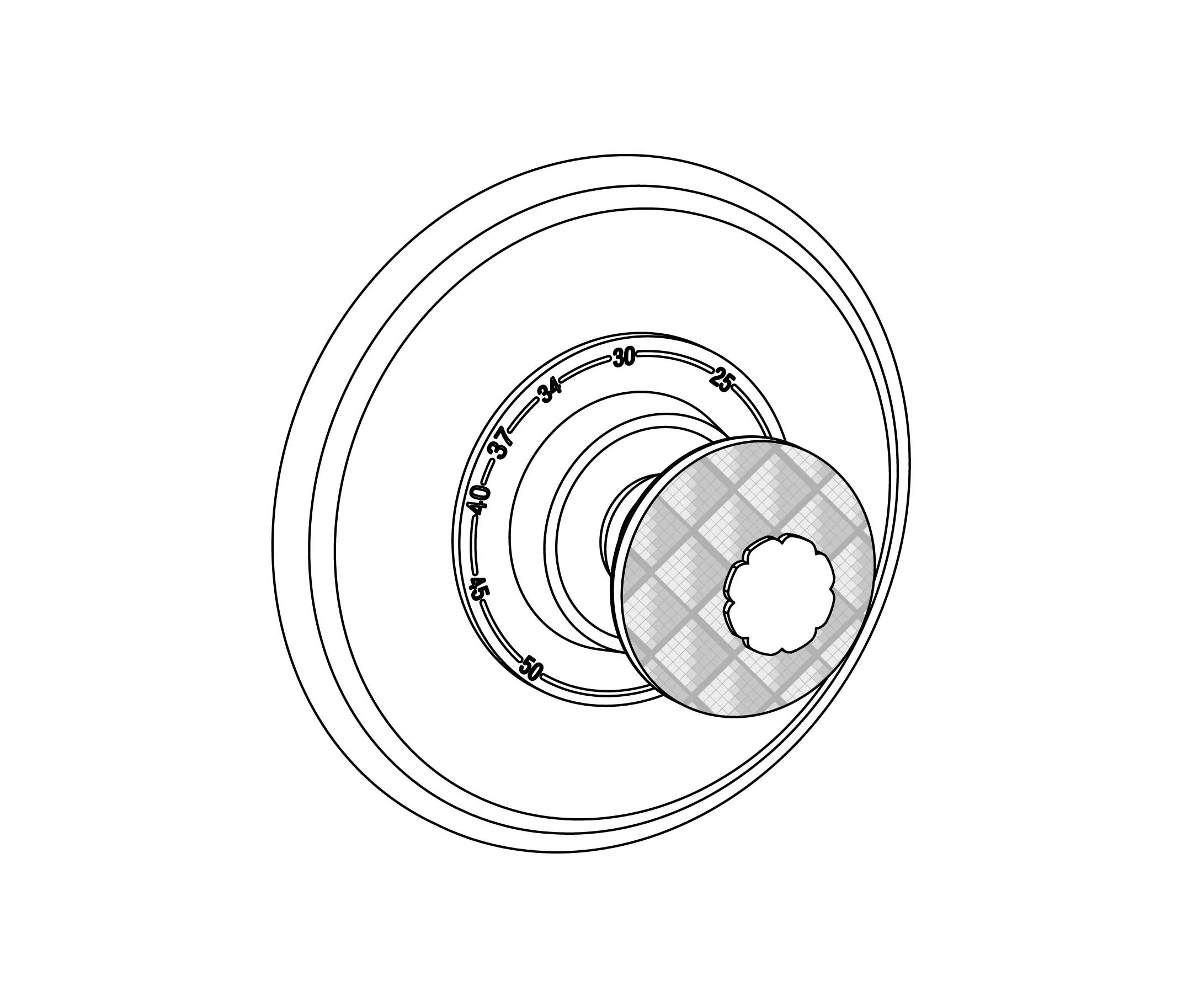 C53-2R1 Round trim set for T1 & T2