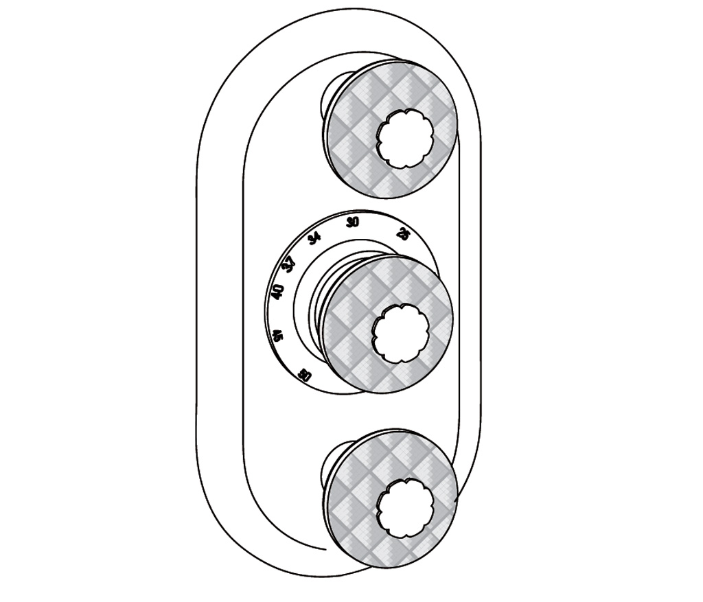 C53-2R22 Habillage ovale pour T22