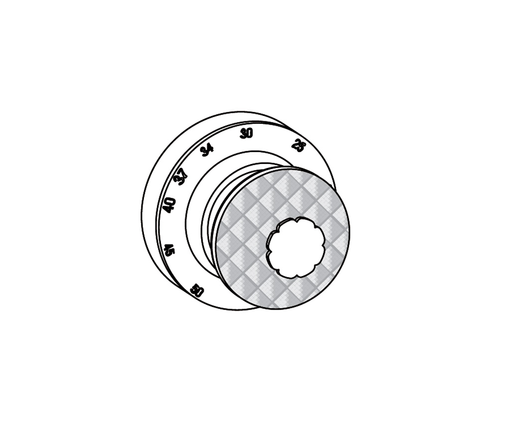 C53-428C Robinet d’arrêt 1/2″ encastré mural F