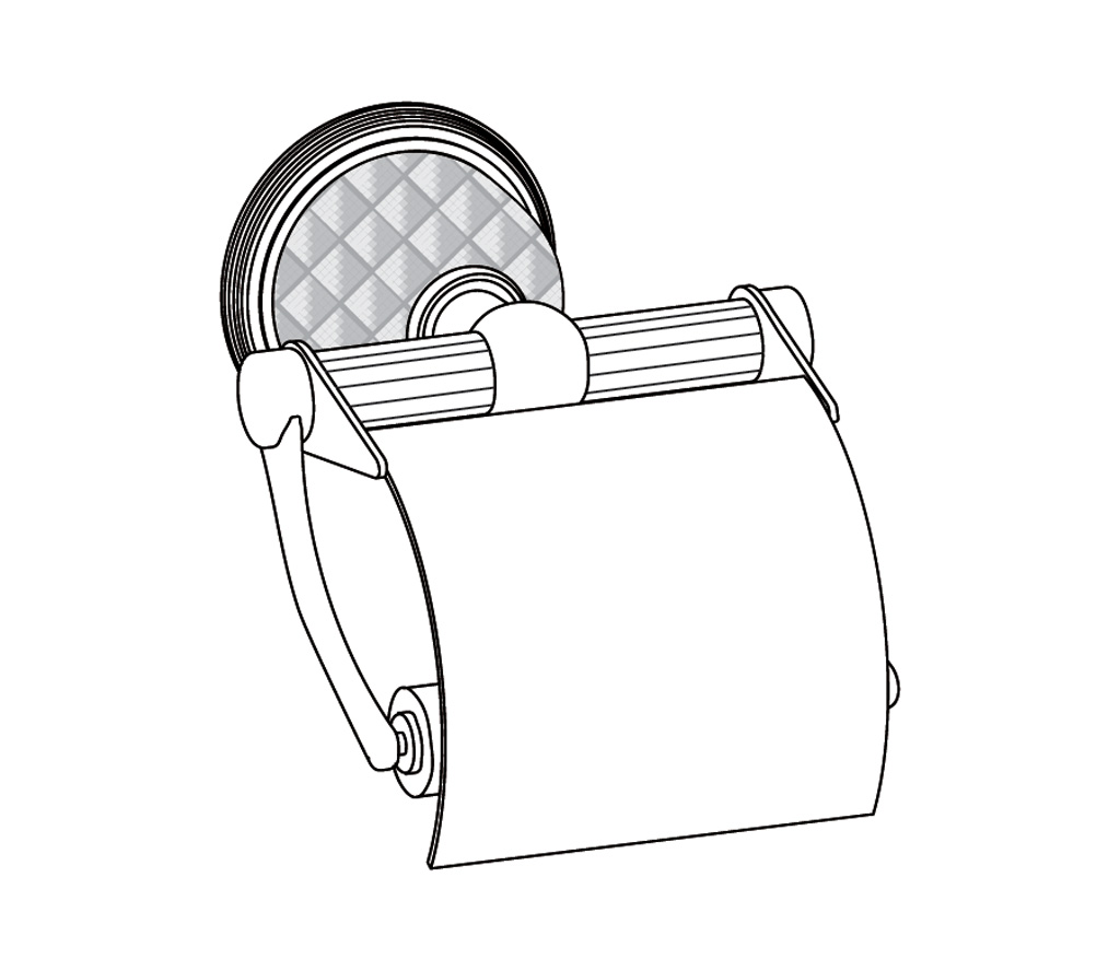 C53-503 Porte-rouleau avec couvercle