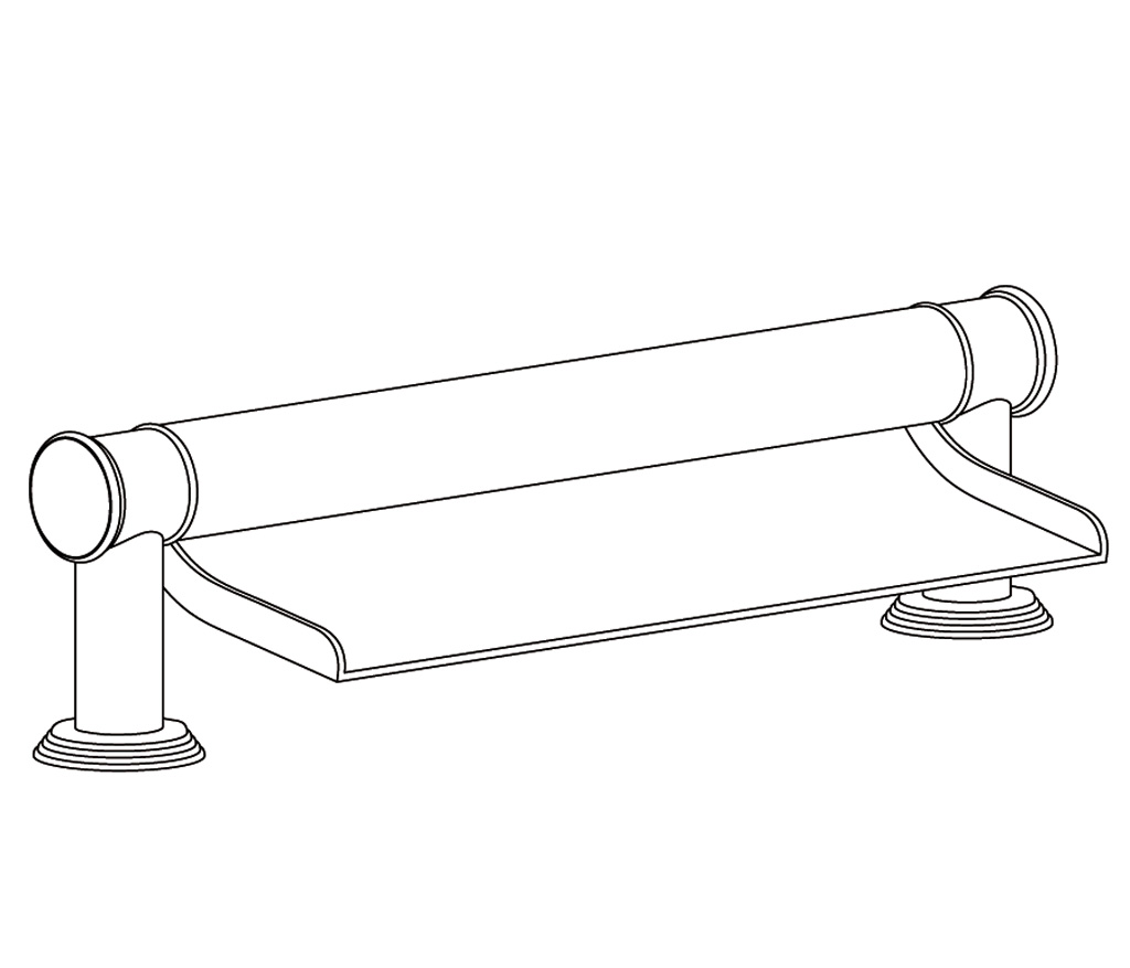 C56-3WF1 Bec de bain « Cascade »