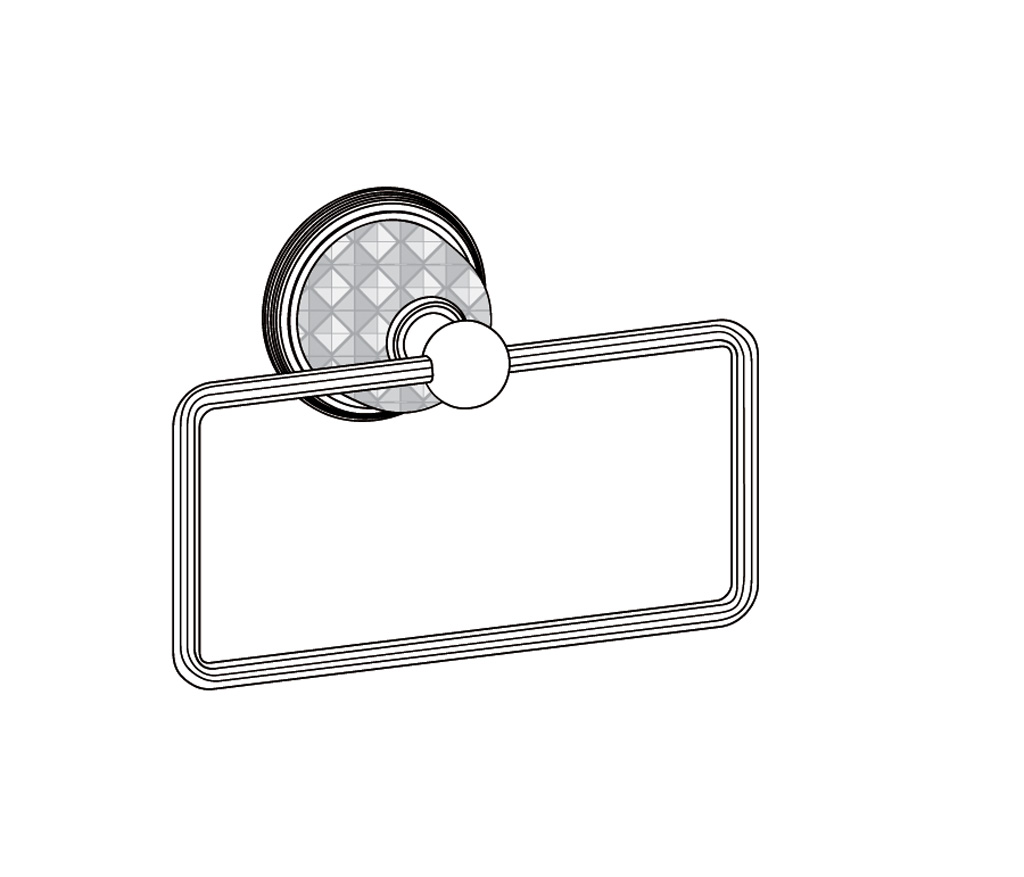 C56-511 Wall mounted towel holder