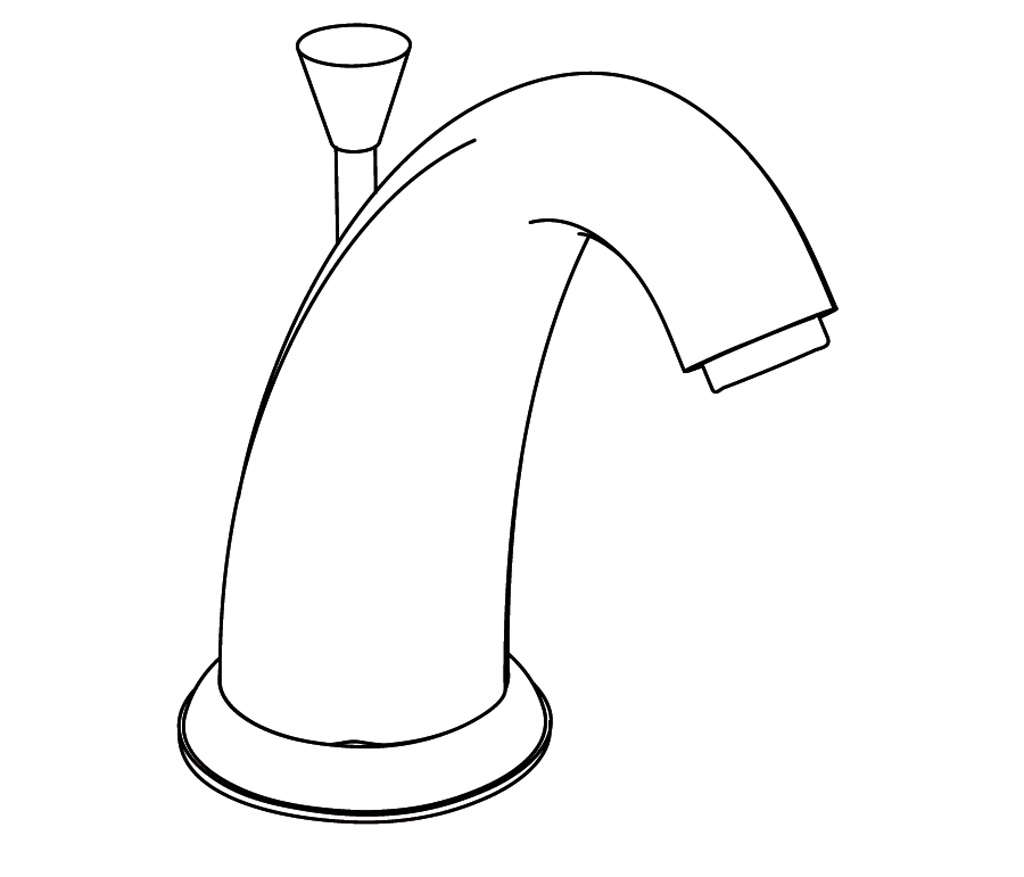 C65-1S1 Basin spout, rim mounted