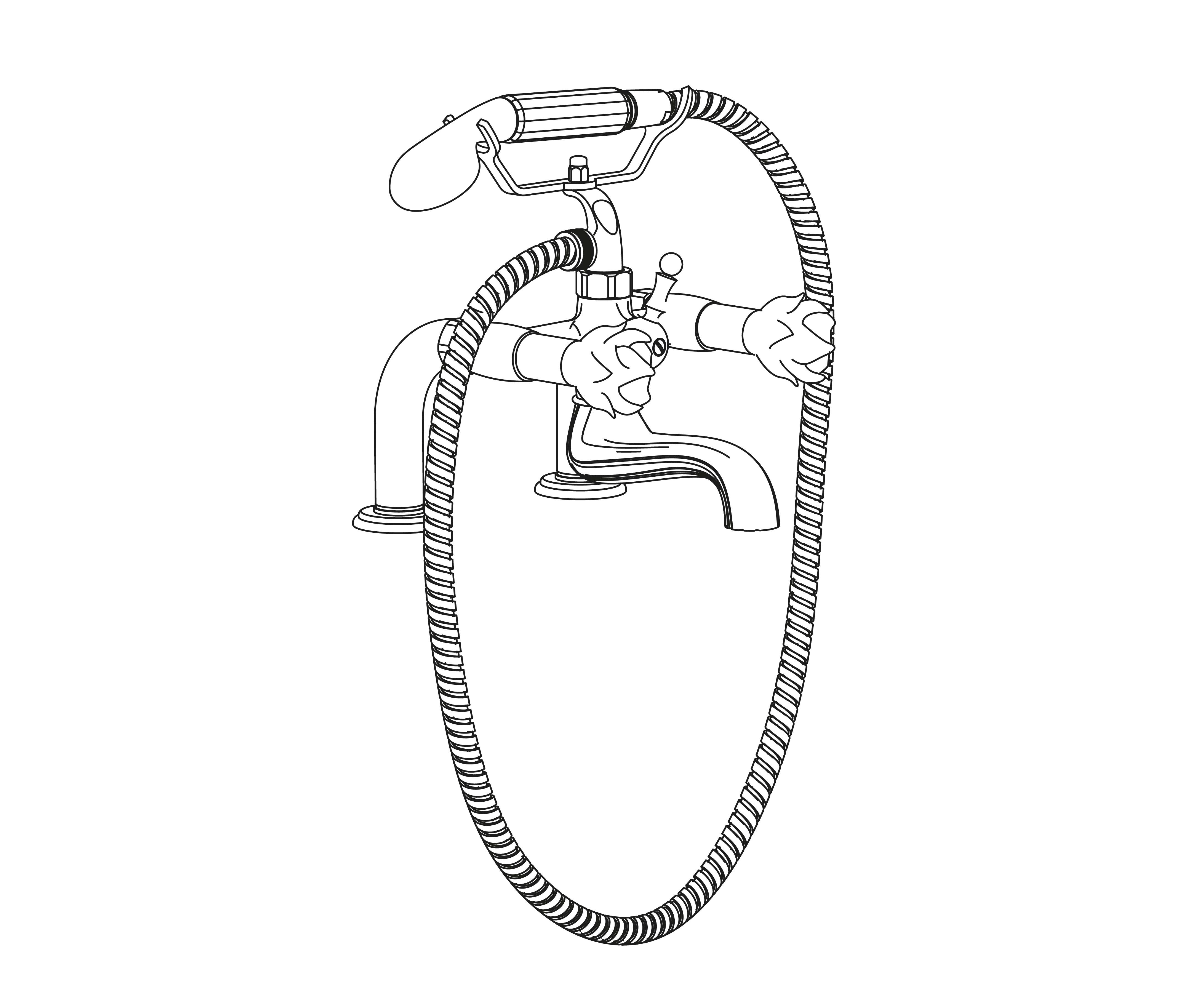 C65-3306 Mélangeur bain-douche