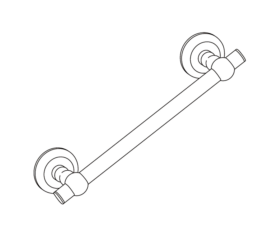 C65-512 Grab bar, L. 30cm