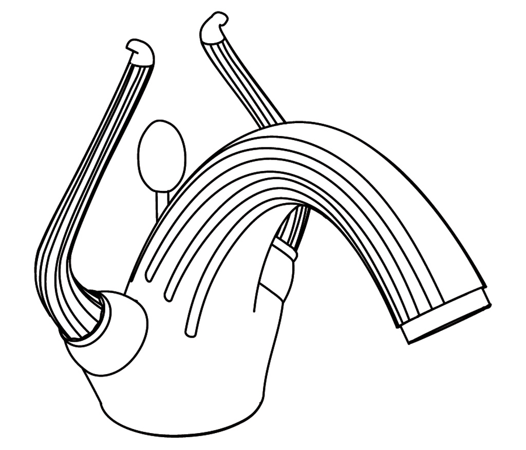 C67-1101 Mélangeur monotrou de lavabo