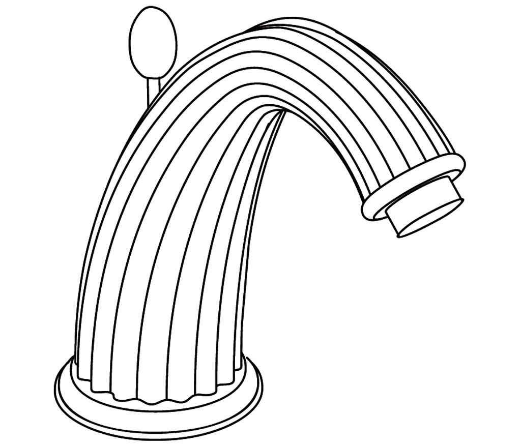 C67-1S1 Basin spout, rim mounted