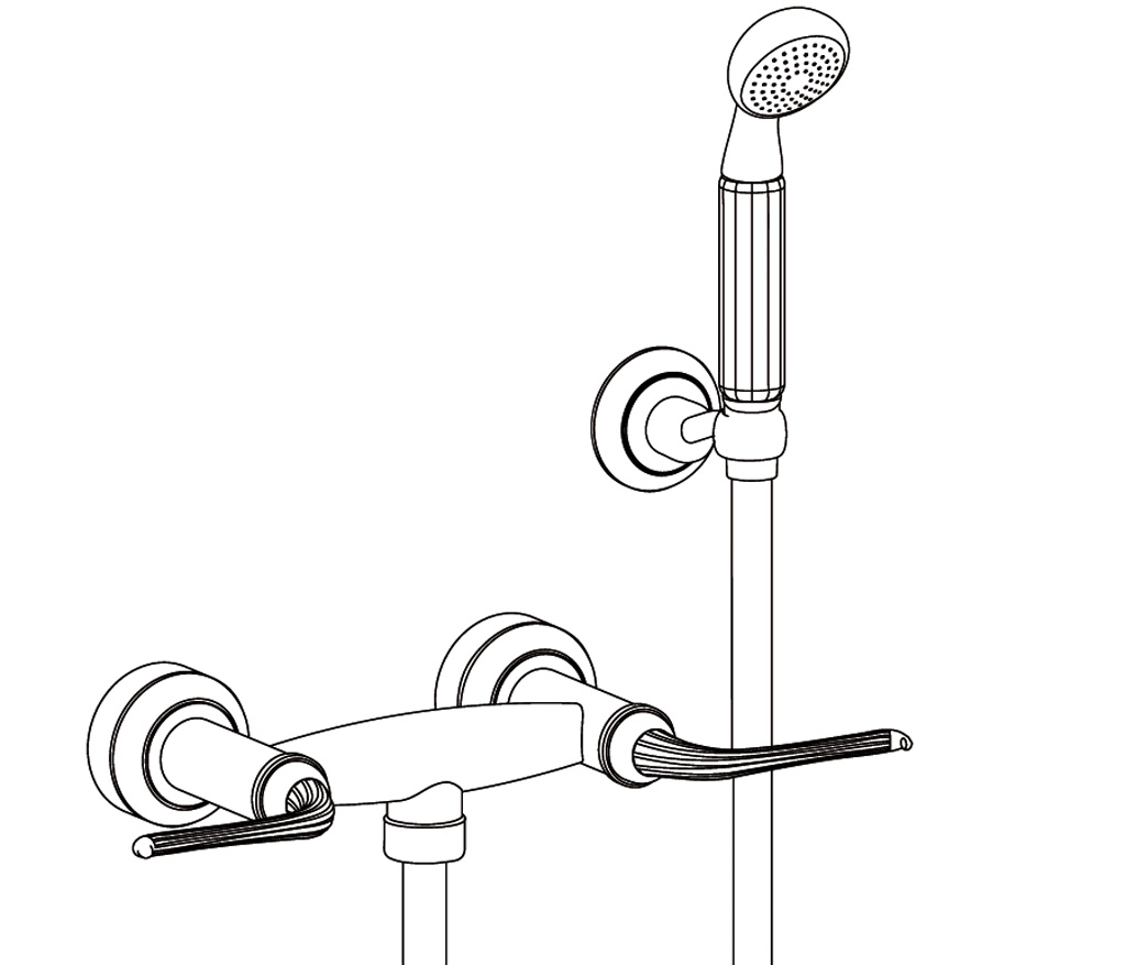 C67-2201 Wall mounted shower mixer