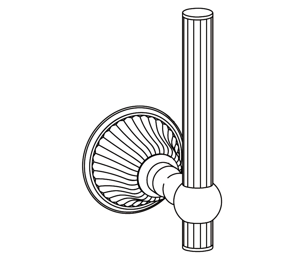 C69-505 Wall mounted reserve roll holder