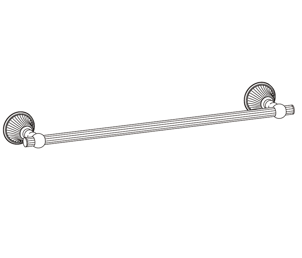 C69-508 Wall mounted single towel bar