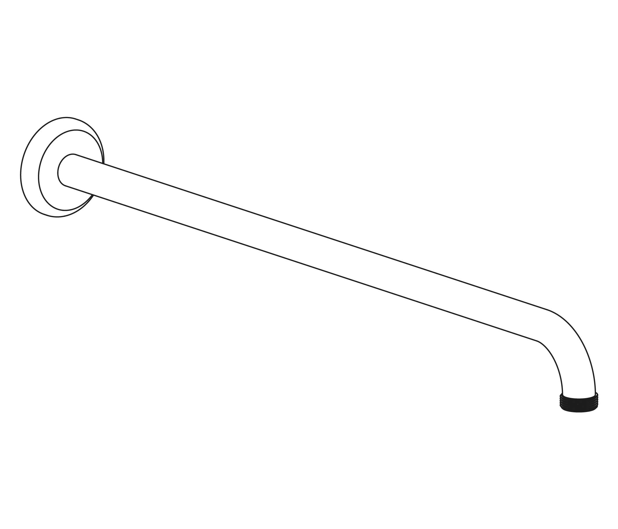 C71-2W450 Wall mounted shower arm 450mm