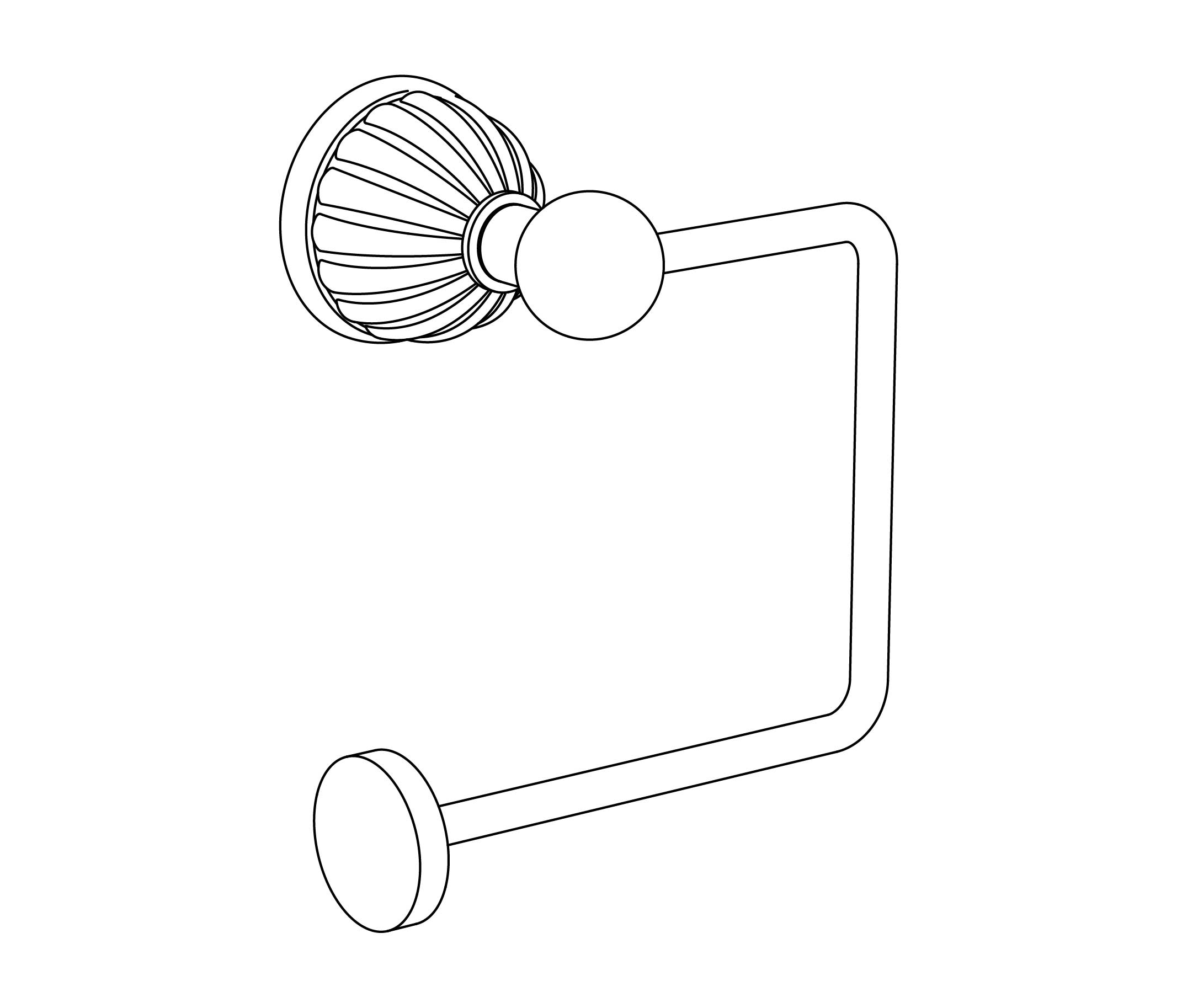 C71-504 Toilet roll holder without cover