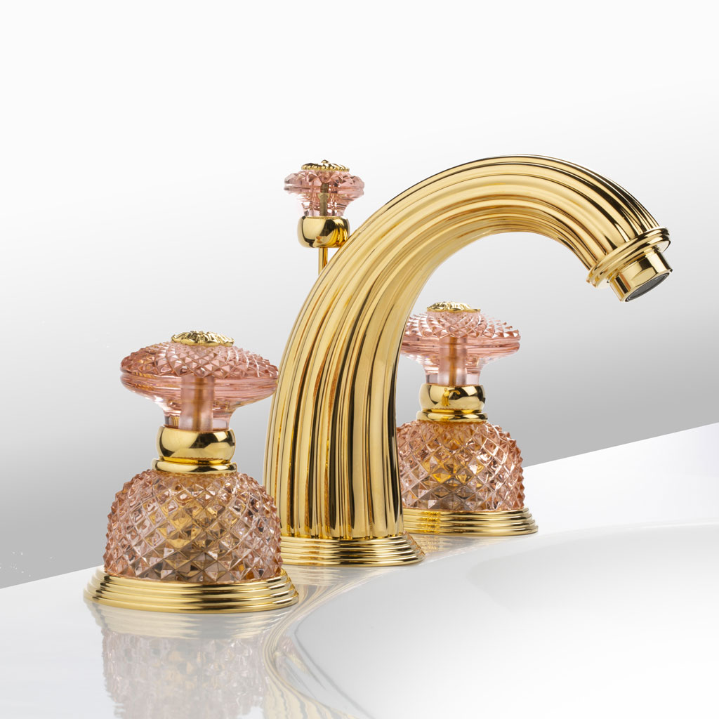 C49 dôme diamant cristal rose