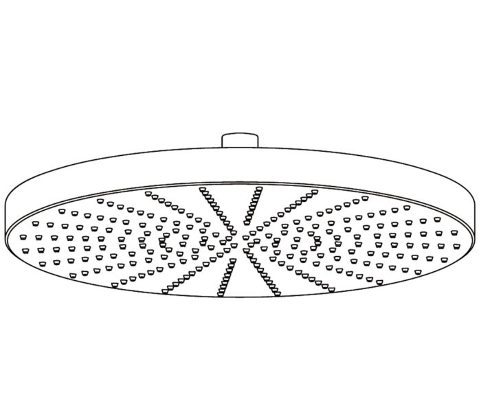 2406 Pomme de douche plate