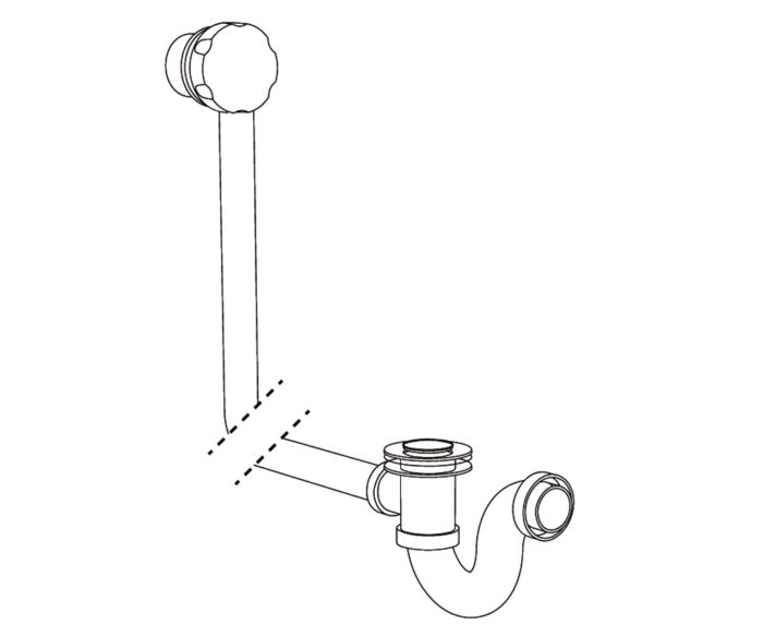 306 Complete bathtub drain