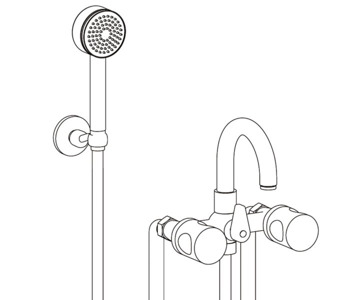 3309 Floor mounted mixer