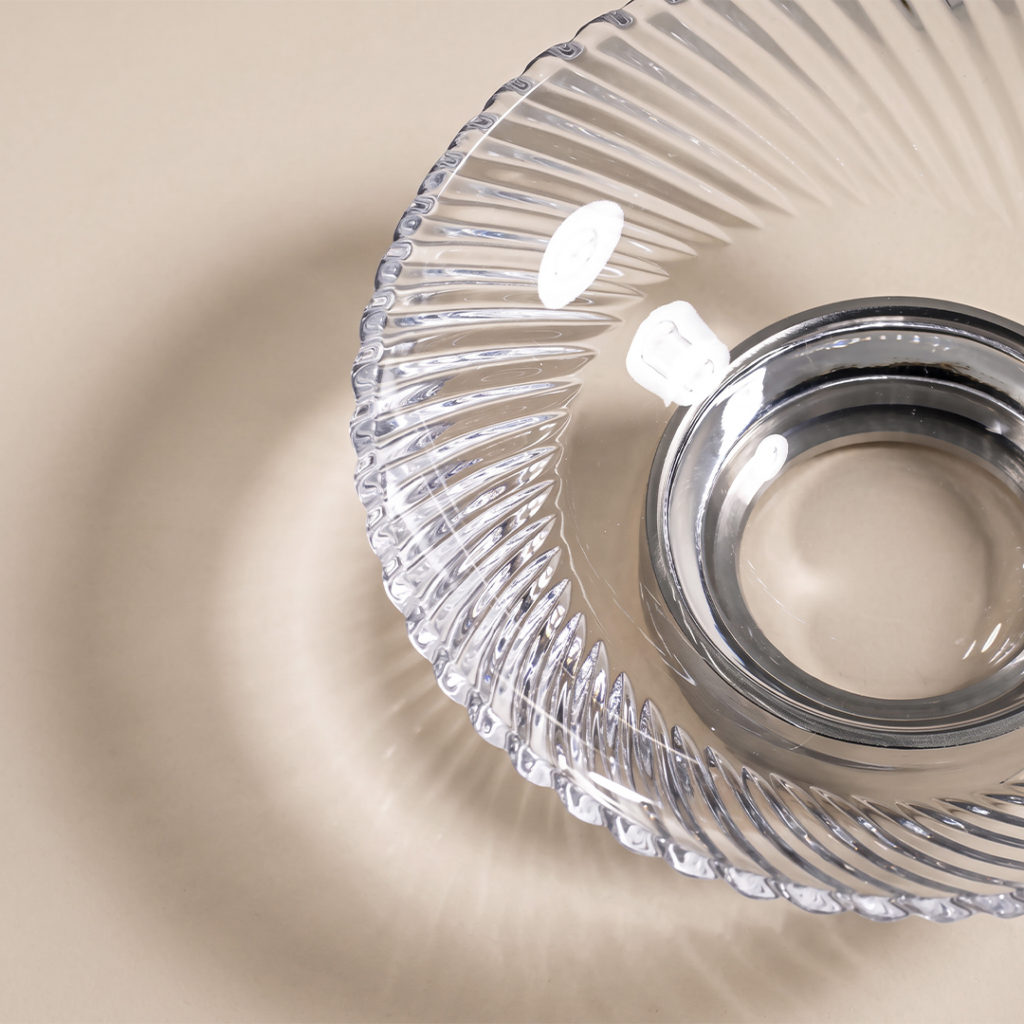 Infini soap dish, shown in Polished Nickel finish