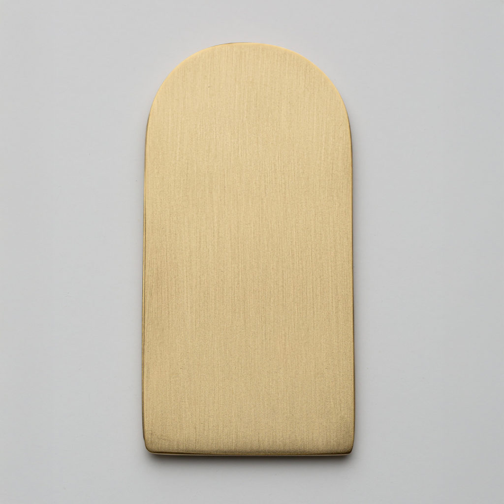 Lamelle de finition "Brass PVD mat"